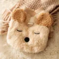 Cute winter warm bear plush pet clothes for dogs and cats, soft fleece jacket with ring. - Brown Bear / M (Recommended weight 2.5-4kg)