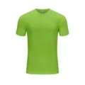 Hellgrünes Herren Sport-T-Shirt, schnelltrocknend mit reflektierenden Schulterstreifen - S / Oberteile / Fluoreszierendes Grün