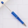 DIY customizable metal beading ballpoint pen in metallic blue plating finish - 29-uv dodge blue