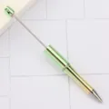 DIY beading ballpoint pen in green and gold gradient electroplated finish - 32-UV Gradient Green