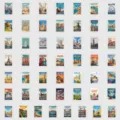 European travel stickers vintage city landmark waterproof decals 50pcs for water bottle laptop - European Travel Style