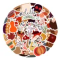 50 Stuks Herfst Graffiti Stickers Waterdicht Schattige Decoratie voor Telefoon Laptop - Herfststijl
