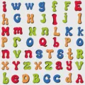 Autocollants alphabet de dessin animé colorés pour carnet et belle décoration murale. - Style Lettre Bulle (TQ50-0612)