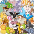Adhésifs mignons d'animaux de dessin animé imperméables pour ordinateur portable 100pcs - TQ50-0334 (40 pièces A)