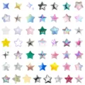 3D holographic star stickers colorful glossy shiny decals for phone case water bottle diy craft - 3D Stereo Star