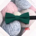 Klassische dunkelgrüne Fliege für Herren, elegante einfarbige Hochzeits-Anzug-Accessoire. - 005