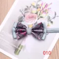 Men's paisley print dual-color bow tie for wedding groomsmen formal wear accessory. - Color 010