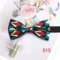 Farfalla geometrica da uomo elegante accessorio moda con blocco di colore per affari - Colore 015