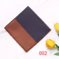 Elegante fazzoletto da taschino bicolore per abito da uomo formale accessorio chic. - Colore 002