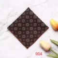 Heren kostuum pochet vintage bloemenprint klassieke stijl voor zakelijke feest formele das - Geometrisch Medaillon Patroon Stijl / 23x23cm / 004