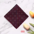 Heren pochet detailweergave, Britse retro bloemvormige pakzakdoek voor zakelijk banket en kostuum. - 005