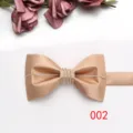 Dettaglio farfallina champagne, decorazione catena argento, accessorio matrimonio formale. - Champagne