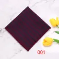 Heren pochet gedetailleerd overzicht, bordeaux met blauwe strepen, polyester accessoire. - 001