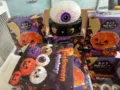Halloween Mystery Squeeze Toy Blind Box set featuring various spooky character designs - Scary Eyeball Squishy / Individual Color Box