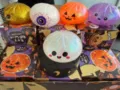 Halloween ghost squishy toy inside its mystery box packaging - Cute Ghost / Individual Color Box