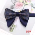 Farfallino uomo doppio strato retro business abito formale accessorio festa moda chic - Colore 019