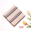 Eleganter taschino da uomo classico a righe fazzoletto per accessori da abito formale. - Colore 020