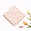 Fazzoletto da taschino uomo rosa con motivo a piuma per abito formale da lavoro accessorio banchetto - Colore 023