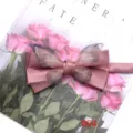 Pink butterfly bow tie accessory for men and women banquet shirt suit fashion decor detail - Color 004