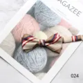 Men business formal striped bow tie UK fashion elegant bowknot wedding apparel accessory - Color 024