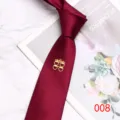 Wine red wedding tie detail shot featuring a gold double happiness pin, classic 7cm width polyester. - Color 008