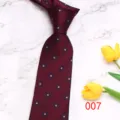 Cravatta da uomo classica in jacquard d'affari, cravatta vintage in poliestere e seta. - Colore 007