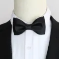 Klassieke Zwarte Heren Strik Pak Tuxedo Huwelijk Feest Bruidegom Accessoires Mooi - Kleur 013