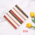 Pochette a righe da uomo per abiti da lavoro, fazzoletto elegante per matrimoni e banchetti. - Rigato Diagonale Multicolore (016)