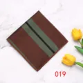 Pochette da abito uomo stampata fazzoletto da taschino matrimonio accessorio abbigliamento. - Rigato Broccato Contratto (019)