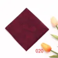 Heren bordeaux bladpatroon pochet pak zakdoek formele bruiloft accessoire detail weergave - 020 Bordeauxrode Bladeren