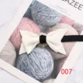 Elegante witte en zwarte heren strik met dubbele laag voor zakelijke formele pakken. - Stijl 007