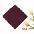 Heren zijde pochet donkerrood zakdoek voor zakenpak elegante kostuum mode accessoires - 013