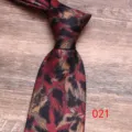 Men stylish patterned necktie business casual retro floral print tie accessory for formal wear - Color 021