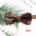 Pajarita doble para hombre, tela texturizada metálica y con patrón para bodas y eventos. - Color 004