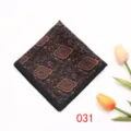 Chic pochette de costume homme elegante motif vintage mouchoir pour mariage et soiree - 031