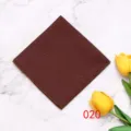 Brown geometric pocket square for men, stylish polyester suit handkerchief for formal events. - Color 020