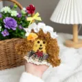 Handmade Entada pod doll pendant creative DIY craft cute decorative accessory detail shot - Single Pod Style 3 Materials