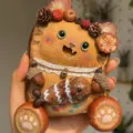 Handcrafted natural seed pod doll creative cute handmade toy gift for friends and besties - Type A1 Pea Pod Doll DIY Material Kit
