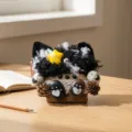 Détail de poupée de gousse de graine Yunnan, décoration de bureau mignonne artisanat en peluche. - Matériel pour cosse de pois M8