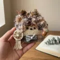 Handmade cute animal plush pendant bag charm DIY craft home decorative hanging ornament - M5 Pod Materials