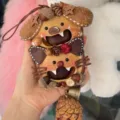 Handmade natural seed pod hanging ornament cute creative DIY craft gift for friends and family - Model C3 Pod Baby Doll Material Kit