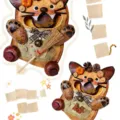 Handmade cute entada pod doll DIY material kit creative autumn decoration gift for best friends. - Type B2 Pea Pod Doll DIY Material Kit
