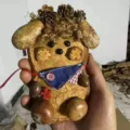 Poupée gousse faite à la main ornement mignon animal en peluche pendentif cadeau. - Fini - Poupée Ours
