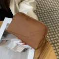 Genuine leather women crossbody bag brown wrist pouch casual chic shoulder purse stylish - Earth Yellow (Clutch Style)