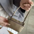 Genuine leather mini coin purse for women, soft cowhide zipper pouch handbag for daily use. - Light Gray