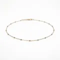 Minimalist fashion gold waist chain with delicate round beads for women summer chic style - Single Layer / Gold