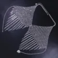 Sparkling rhinestone body chain tassel bra chain for women nightclub festival jewelry. - Silver