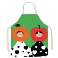 Grembiule senza maniche con design artistico carino per cucina cottura antivegetativa lavoro - 65x75cm (Cotone e lino ispessiti per adulti) / Arte di San Valentino 3