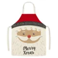 Christmas Santa apron cartoon baking kitchen fabric apron cute holiday gift clothing detail - Christmas 15