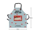 Tablier de cuisine chat dessin animé mignon avec poche, tablier de cuisson étanche et durable. - Style 03 / 65x75cm